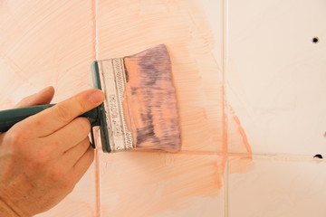 tile painting can greatly reduce your bathroom renovation costs