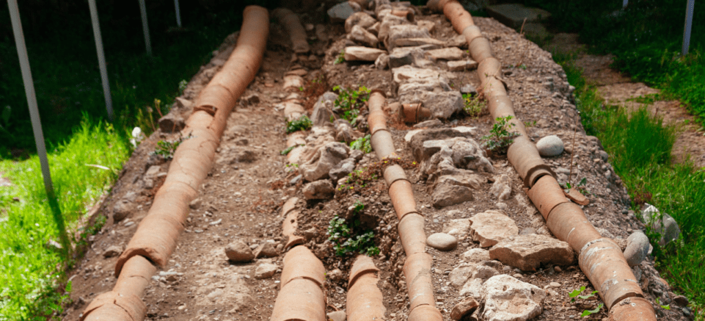 broken pipes excavation plumbing ipswich