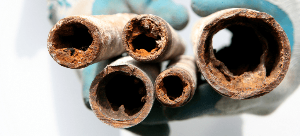 rusty blockage drainage pipes plumbing ipswich