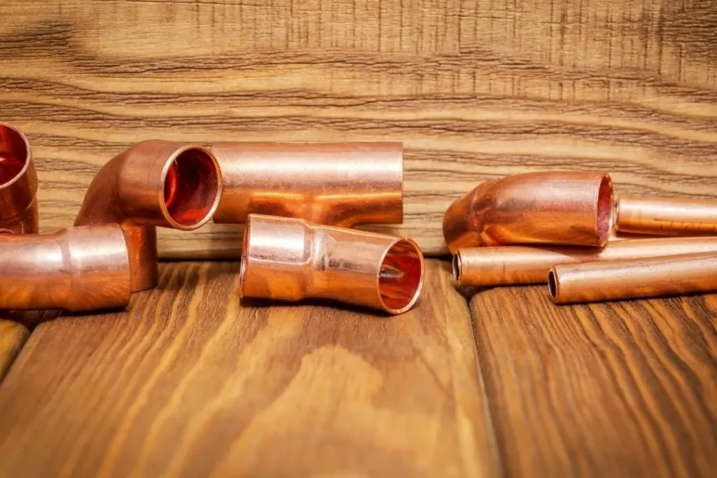 Copper water pipe fittings