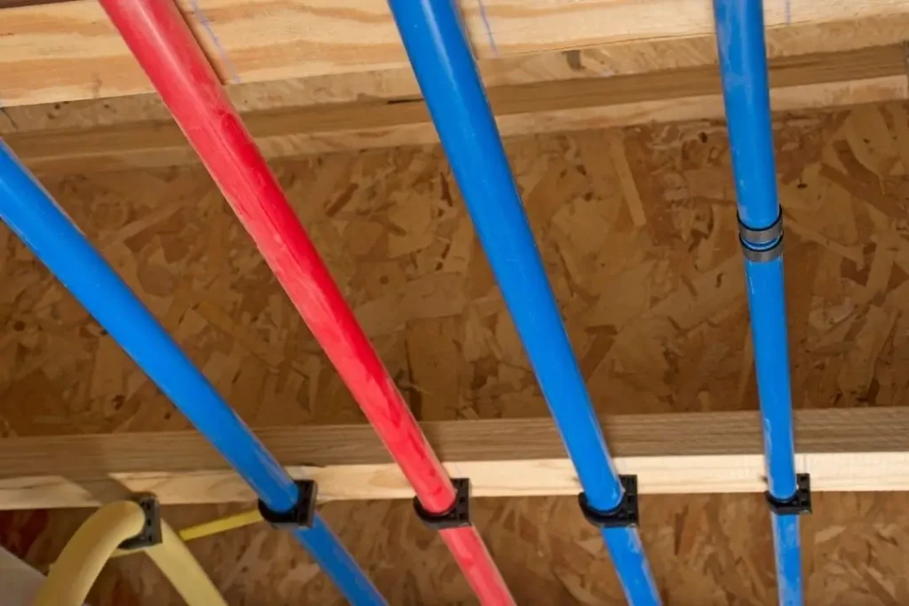 PEX pipes at home