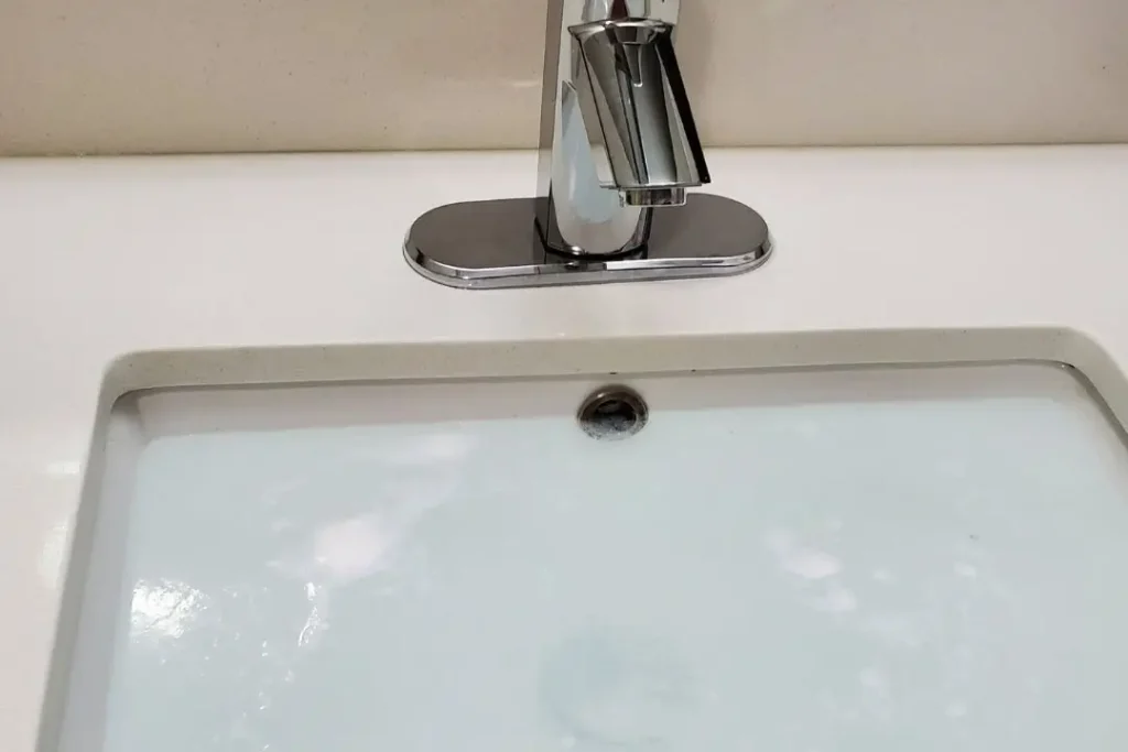 clogged bathroom sink